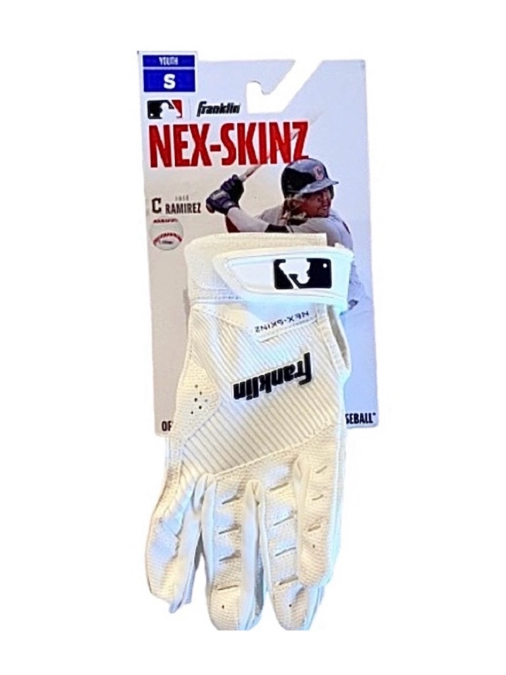 🆕- Franklin Sports MLB Nex-Skinz Youth Batting Gloves. Size: small